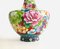 Vasi Cloisonné illustrati con fiori, Cina, anni '60, set di 2, Immagine 5