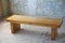 Swedish Modern Brutalist Pine Bench in the Style of Roland Wilhelmsson, 1960s, Image 1