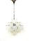 Murano Glass Disc Chandelier in the Style of Vistosi, 1960s 3