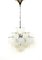 Murano Glass Disc Chandelier in the Style of Vistosi, 1960s, Image 3