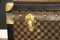 Steamer Trunk with Checkers Pattern from Moynat 9