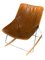Leather G1 Rocking Chair by Pierre Guariche for Airborne, France 2