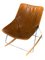 Rocking Chair G1 en Cuir par Pierre Guariche pour Airborne, France 2