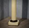 Italian Art Deco Murano Glass, Brass and Goatskin Floor Lamp, 1940 10