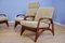 Dutch Lounge Chairs and 3-Seat Sofa in Teak from De Ster Gelderland, 1960s, Set of 2 3