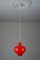 Vintage Glass Oplight 62 Pendant Lamp by Hans Agne Jakobsson for AB Markaryd / Flygsfors of Sweden, Image 8