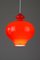 Vintage Glass Oplight 62 Pendant Lamp by Hans Agne Jakobsson for AB Markaryd / Flygsfors of Sweden, Image 5