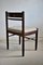 Mid-Century Modern Solid Wengé Dining Chairs, Set of 4, Image 10