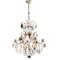 Antique Rococo Crystal 6-Arm Chandelier with Different Cut Crystals, 1900s 1