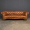 20th Century Black Leather Chesterfield Sofa with Button Down Seats, 1910s, Image 2