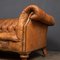 Schwarzes Chesterfield Sofa aus Leder mit Knöpfen, 1910er 6