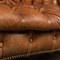 Schwarzes Chesterfield Sofa aus Leder mit Knöpfen, 1910er 19