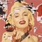 Mimmo Rotella: Marilyn, the Faces, Siebdruck und Collage 1