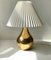 Gold Plated Teardrop Table Lamp by Hugo Asmussen, 1960s 6