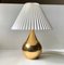 Gold Plated Teardrop Table Lamp by Hugo Asmussen, 1960s 5