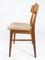 Danish Dining Room Chair in Teak and Light Fabric, 1960s 2