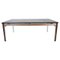 Danish Coffee Table with Black Plate and Rosewood Frame 1