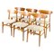 Danish Teak Dining Room Chairs, 1960s, Set of 6, Image 1