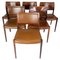 Model 80 Rosewood Dining Chairs by N.O. Møller, Set of 6 1