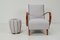 Lounge Chair and Ottoman by Jindrich Halabala, 1950s, Set of 2, Image 6
