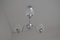 Mid-Century Chrome Chandelier, Czechoslovakia, 1970s, Image 6