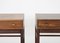 Scandinavian Model Casino Flower Tables in Rosewood and Brass, Set of 2 8
