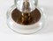 Skandinavische Mid-Century Tischlampe aus Messing und Glas 4