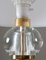 Skandinavische Mid-Century Tischlampe aus Messing und Glas 5