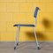 Blue & Tubular Chrome 1231 Chair von Gispen 3