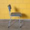 Blue & Tubular Chrome 1231 Chair from Gispen 5