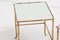 Bronze Bamboo Nesting Tables with Mirrors by Maison Baguès, France, Set of 3 9