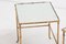 Bronze Bamboo Nesting Tables with Mirrors by Maison Baguès, France, Set of 3, Image 9
