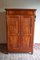 Antique Biedermeier Mahogany Maid's Wardrobe 1