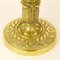 Große Empire Kerzenständer aus Vergoldeter Bronze, Frankreich, 1820, 2er Set 2