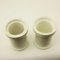 Biscuit Porcelain Vases on Separate Pedestals, France, Set of 2, Image 12