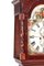 Reloj de caja alta hexagonal antiguo de caoba con cara pintada, Imagen 3