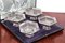 Antique Art Deco Silver Bonbon Dishes from Walker & Hall, Set of 4 6
