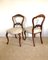 Victorian Carved Walnut Dining Chairs, Set of 4, Image 6
