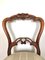 Victorian Carved Walnut Dining Chairs, Set of 4, Image 4