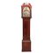 Antique Inlaid Mahogany Eight Day Grandfather Clock with Brass Face, 18th Century, Image 1
