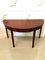 Antique George III Mahogany D-End Dining Table 10