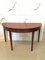 Antique George III Mahogany D-End Dining Table, Image 5