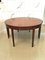 Antique George III Mahogany D-End Dining Table, Image 4