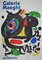 Sculptures, Vintage Poster After Mirò Lithograph from Galerie Maeght, 1970s, Image 1