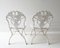 Mid-Century English Victorian Style Cast Iron Garden Table and Chairs, Set of 3 11