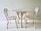 Table et Chaises de Jardin Style Victorien Mid-Century Style Victorien, Angleterre, Set de 3 3