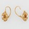 18 Karat Gold Natural Pearl Brooch Lever-Back Earrings Set, 1900s, Set of 3, Image 15