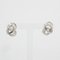 French 18 Karat White Gold Clip Earrings, 1960s, Set of 2, Image 6