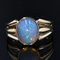 Französischer 18 Karat Opalglas Ring aus Opal 18 Karat, 1900er 3