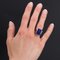 French Lapis Lazuli 18 Karat Yellow Gold Signet Ring, 1960s 2